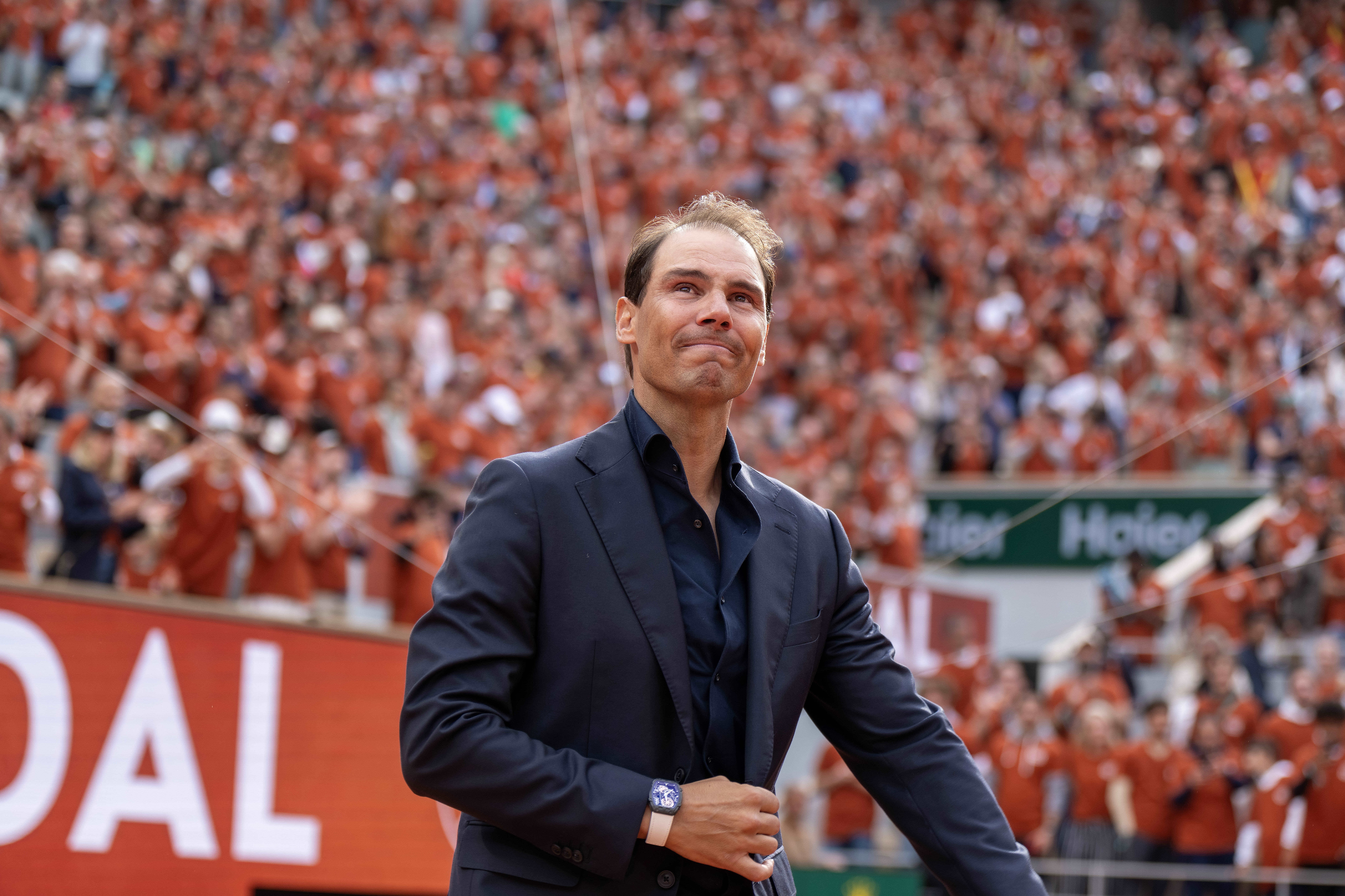 Rafael Nadal at the French Open - Source: Imagn